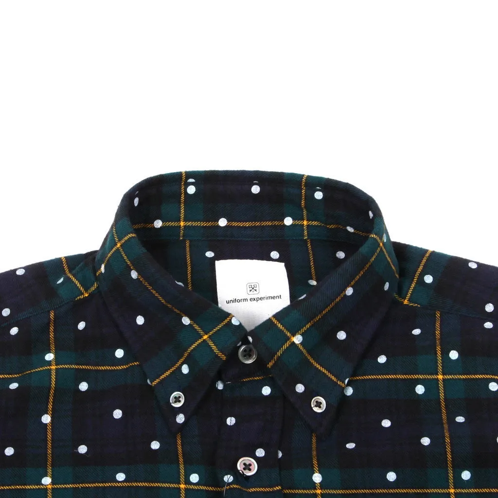 Dot Print Flannel L/S Shirt