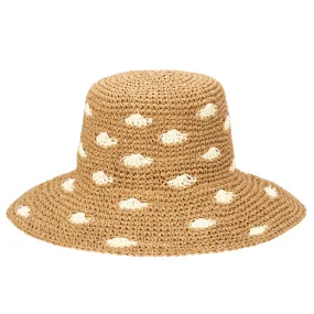 Dream On - Paper Crochet Polka Dot Bucket