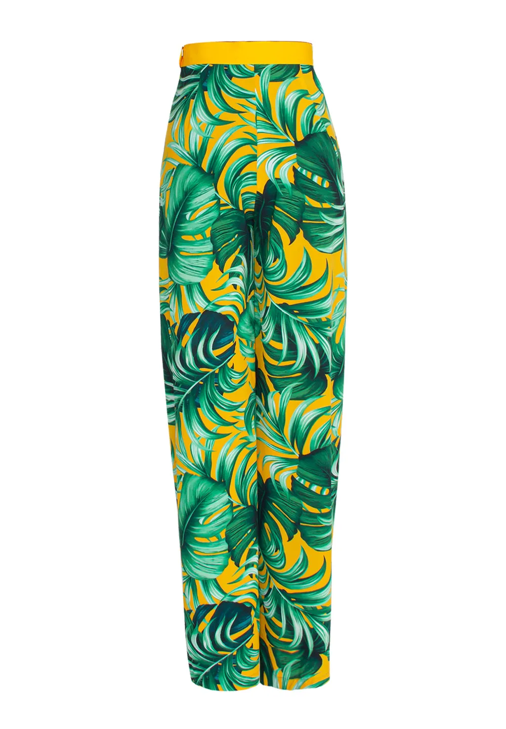 Jungle - Monstera Yellow Pants (Yellow)