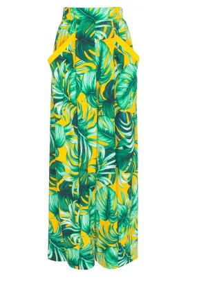 Jungle - Monstera Yellow Pants (Yellow)