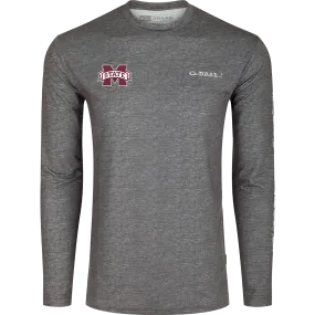 Mississippi State Performance Heather Long Sleeve Crew